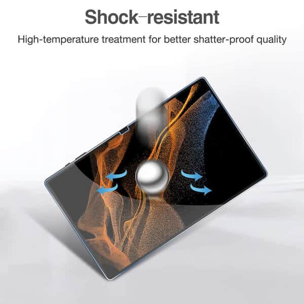 (2 Pack) Samsung Galaxy Tab S8 Ultra Tempered Glass LCD Screen Protector Film (2 Pack) Samsung Galaxy Tab S8 Ultra Tempered Glass LCD Screen Protector Film
